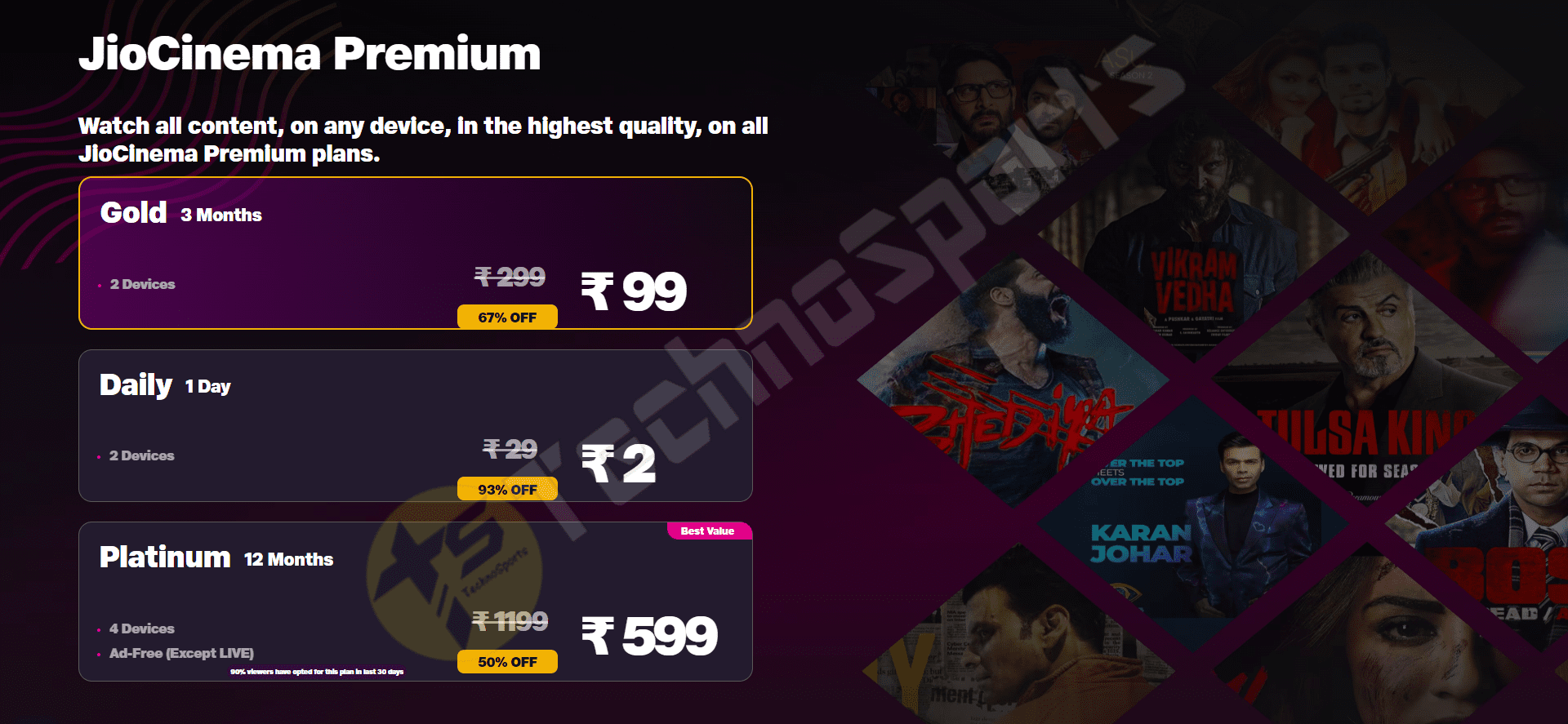 Jio-Cinema-Premium Jio Cinema Premium Subscription plans leaked - All we know in 2023