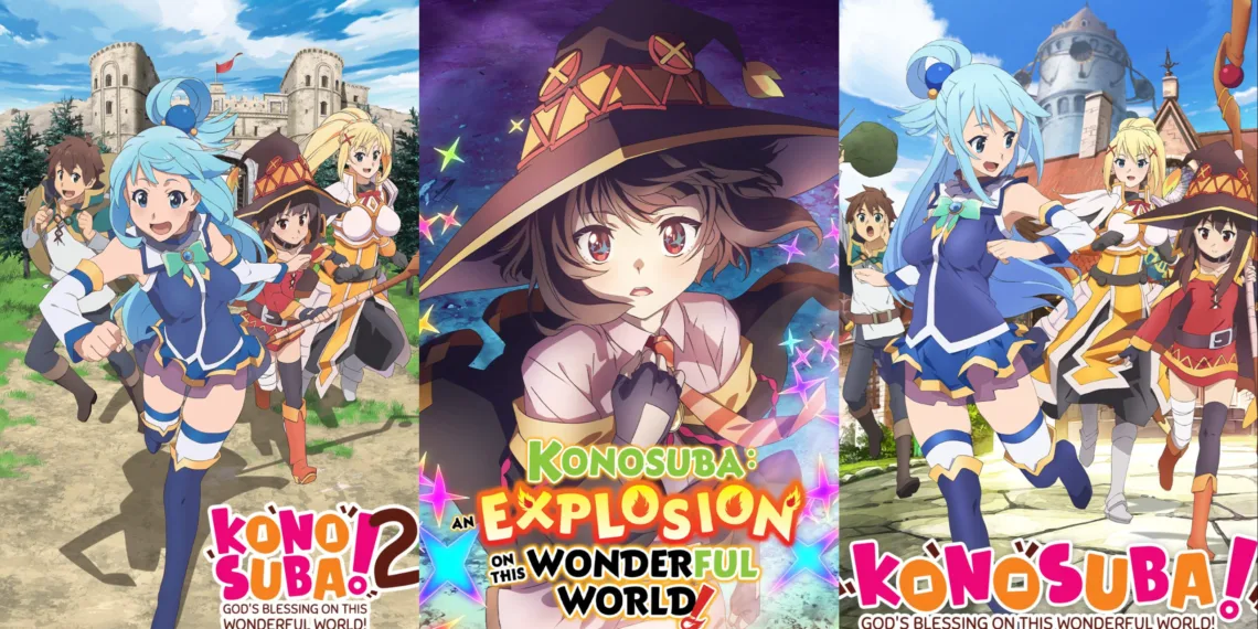 Enter a World of Fantasy and Comedy KONOSUBA Now Streaming Exclusively on Crunchyroll in India!