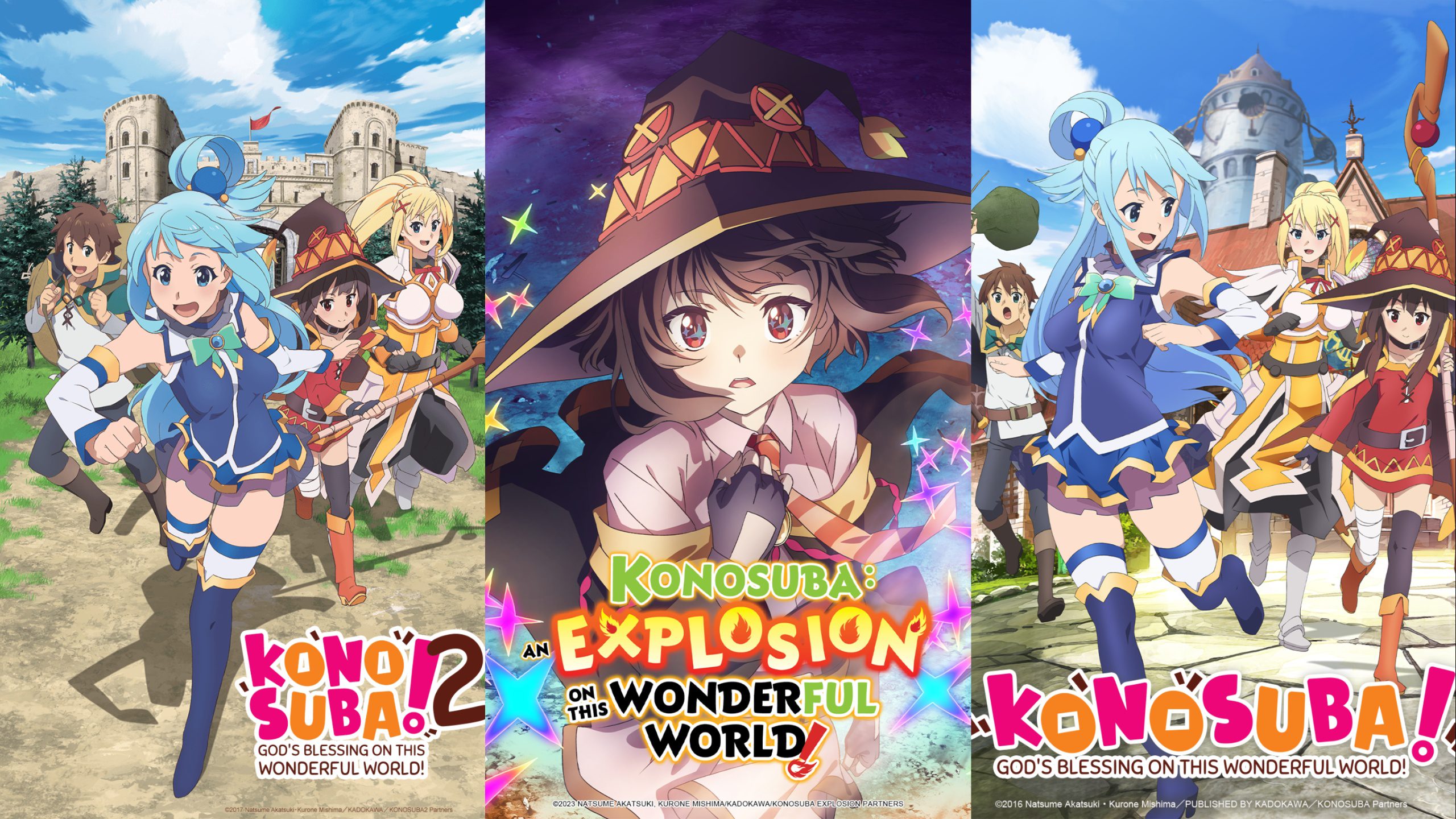 Enter a World of Fantasy and Comedy KONOSUBA Now Streaming Exclusively on Crunchyroll in India!