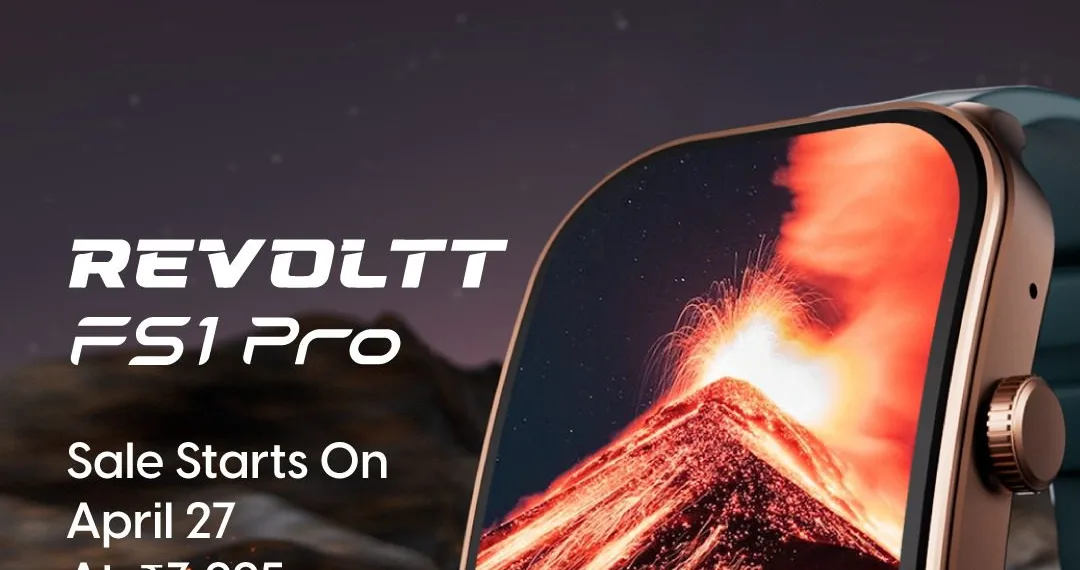 Fastrack launches Revoltt FS1 Pro with huge 1.96” Super AMOLED Arched Display