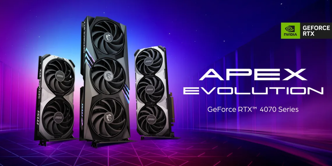 MSI has its own fancy RTX 4070 GPUs to offer you, starting at ₹62,000