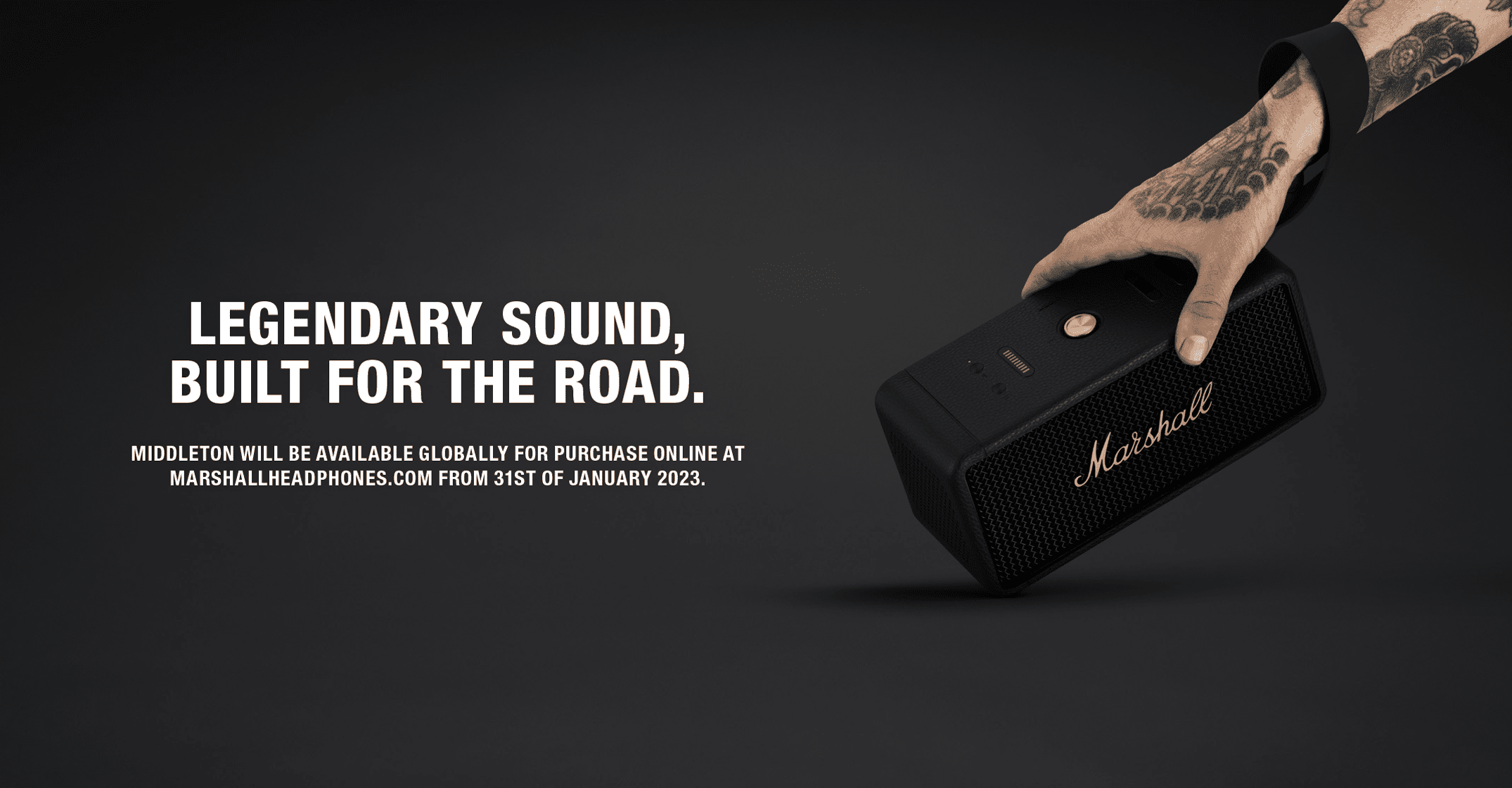 Marshall Unveils Middleton: Legendary Sound Made for the Road