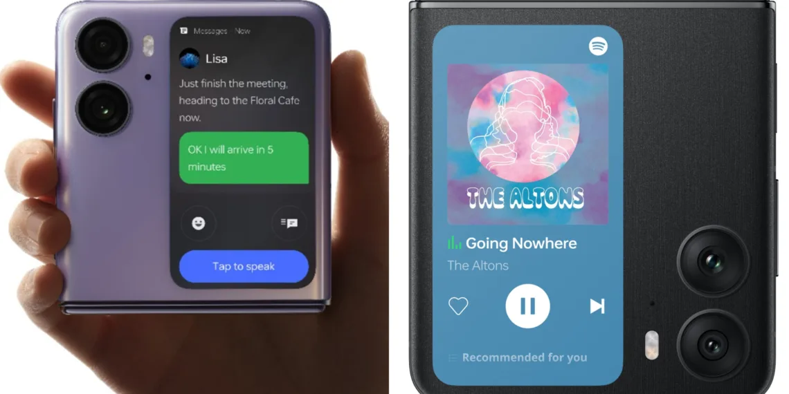 OPPO Introduces New Enhancements for Find N2 Flip: Spotify Widget and Speech-to-Text Quick Reply