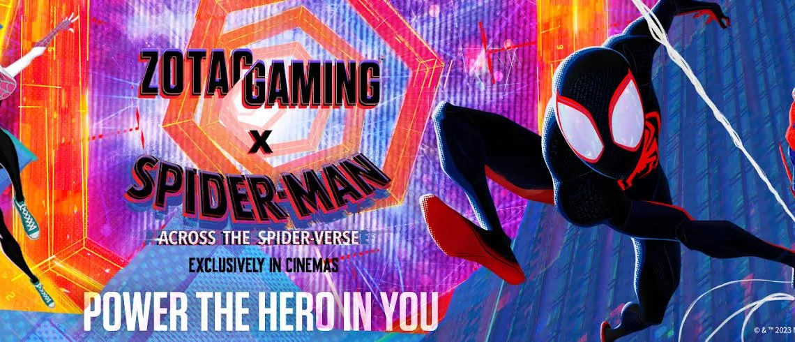 Zotac RTX 40-series Spider-Man Across the Spider-Verse bundle is here