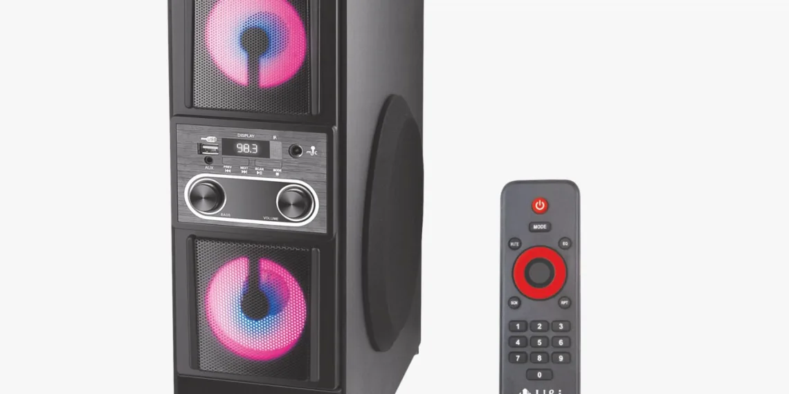 U&i Unveils Tower Box 2.0 - A 6000W Portable Party Speaker with Karaoke Capability