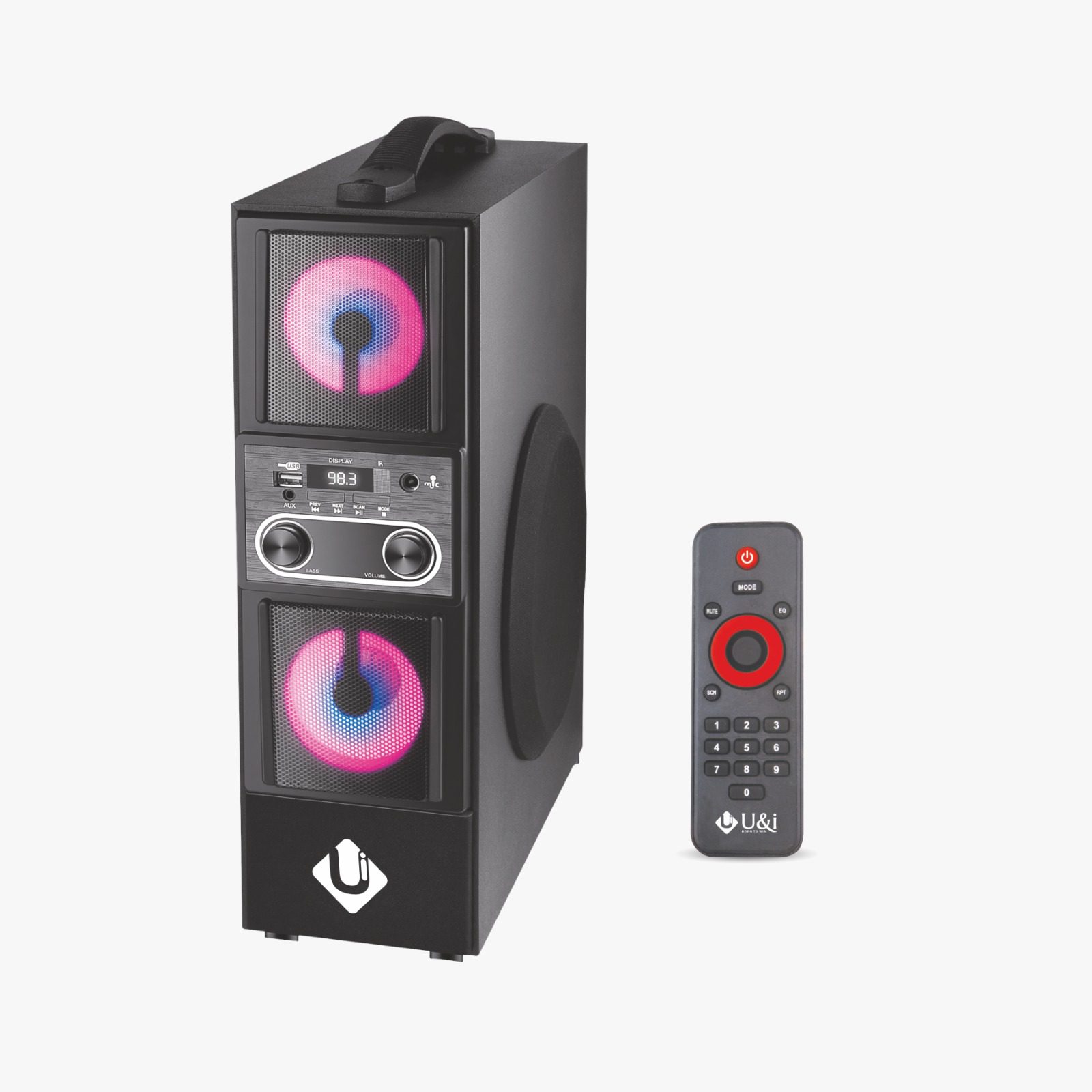 U&i Unveils Tower Box 2.0 - A 6000W Portable Party Speaker with Karaoke Capability