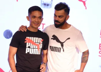 Kohli Passes Sunil Chhetri's Test with Flying Colors in PUMA's Blindfold Challenge
