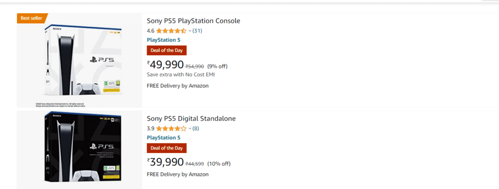 PlayStation 5 price in India: Readily buy on Amazon India