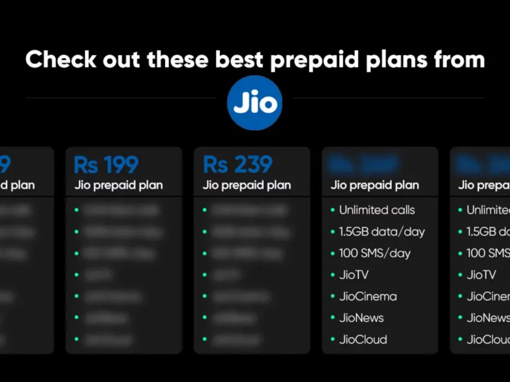 jio1 The Exclusive New Jio Recharge Plans 2024 on May 3