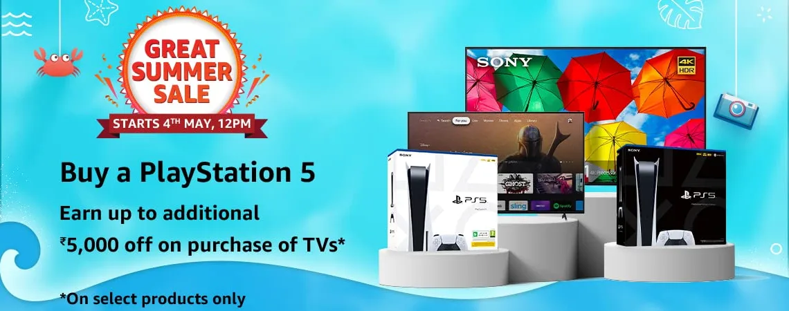 Buy PlayStation 5, get up to an additional ₹5000 discount on select TVs