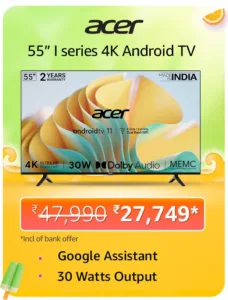 Amazon Great Summer Sale: Best 50 & 55-inch Smart TV deals