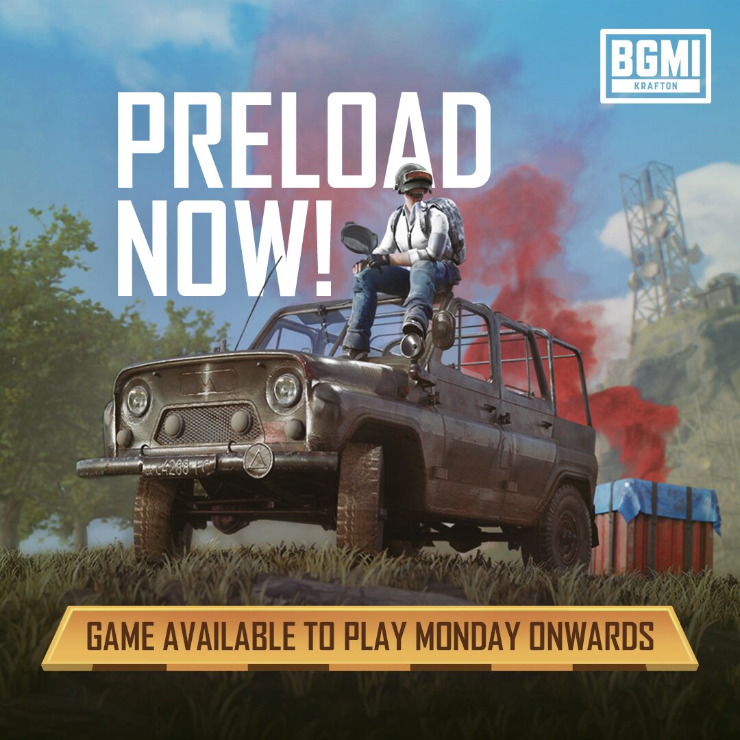 BGMI can now be preloaded, playable from May 29th
