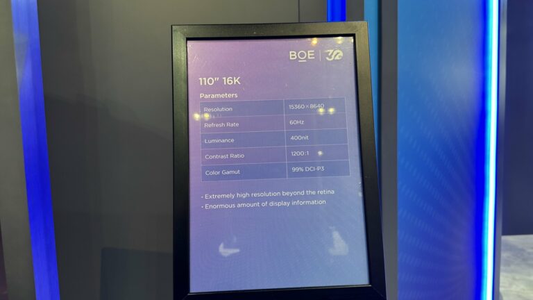 BOE’s 16K TV is an absolute Beast: Know Everything!