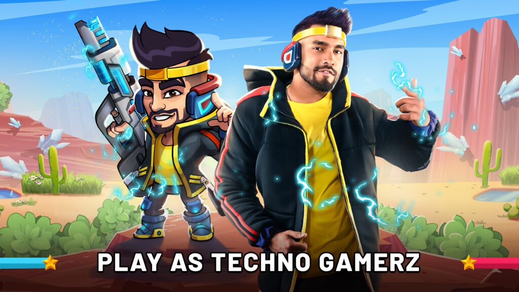 SuperGaming Launches Battle Stars, India's First Hero Shooter Featuring Techno Gamerz as Playable Hero