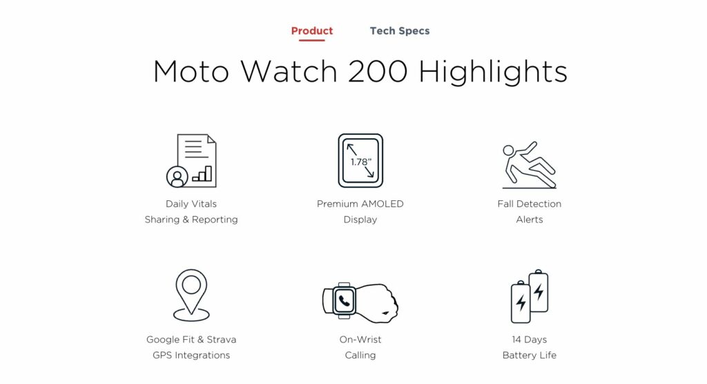 Moto Watch 70