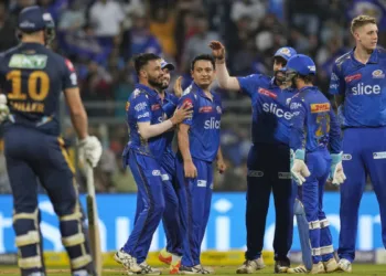 MI keep their momentum going with yet another victory! Secures two points defeating GT by 27 runs