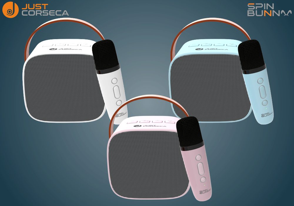 Introducing Spin Bunny: The Ultimate Portable Karaoke Speaker by JUST CORSECA