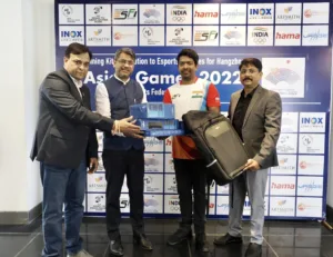 ESFI Meets IOA, Presents Esports Contingent with Asian Games Training Kits
