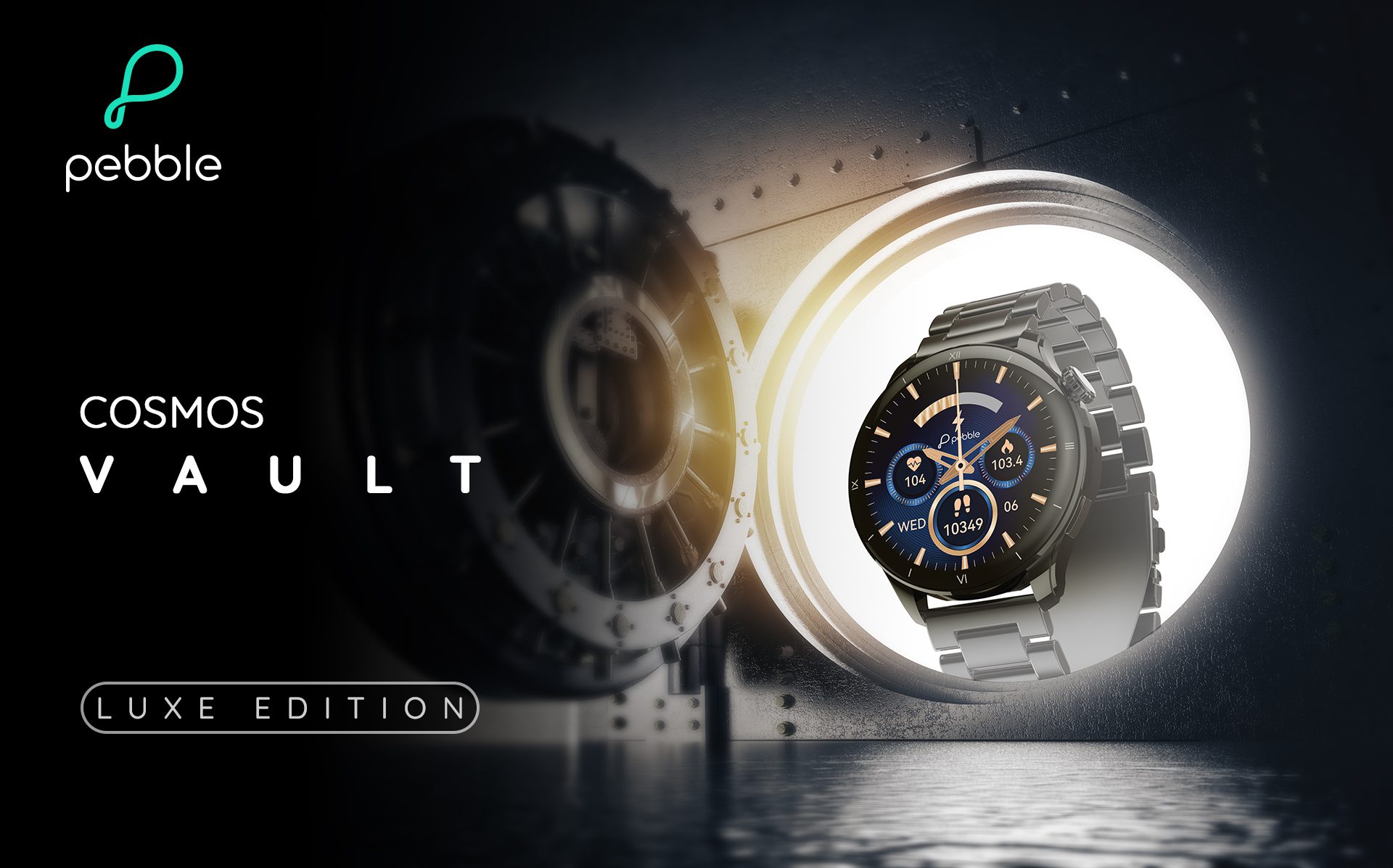 Cosmos Vault: Pebble introduces ultra-luxe all metallic smartwatch with 1.43” AMOLED Display
