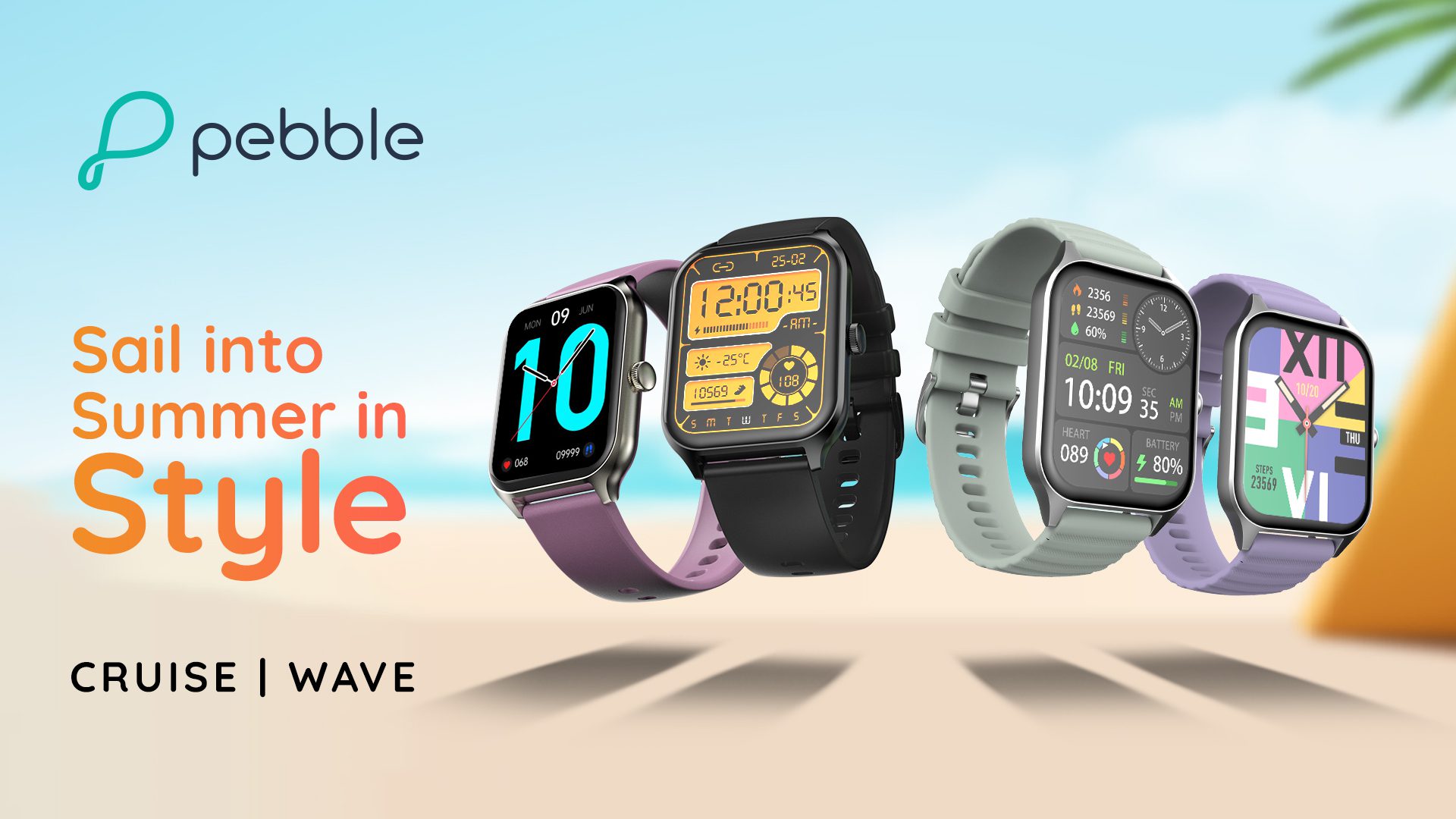 Pebble Cruise & Wave Smartwatch