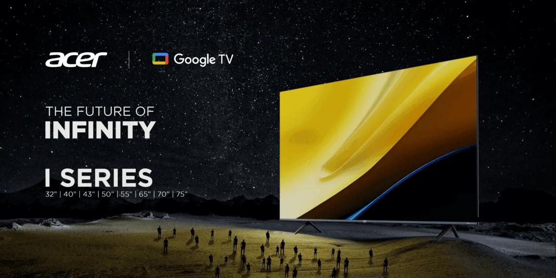 Acer brings a new range of Google TVs, ranging from 43-inch to 75-inch