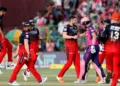 RCB beats RR by 112 runs: keep playoff hopes alive