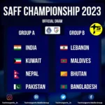 SAFF Championship 2023: Igniting the Flame of Rivalry – India vs Pakistan and More