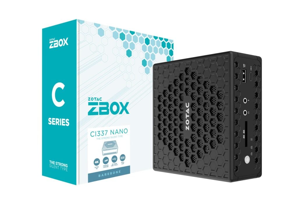 ZBOX CI337nano image01 ZOTAC Unveils World's First Mini-PC with Solid-State Active Cooling at COMPUTEX 2023