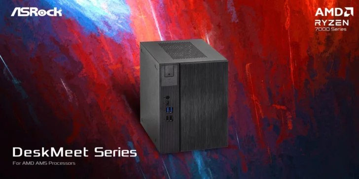 ASRock unveils its new DeskMeet and DeskSlim Mini PC’s powered by AMD’s Ryzen 7000 CPUs