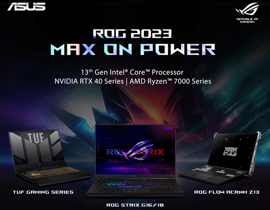 image002 ASUS ROG Expands Gaming Portfolio with New Gaming Laptops