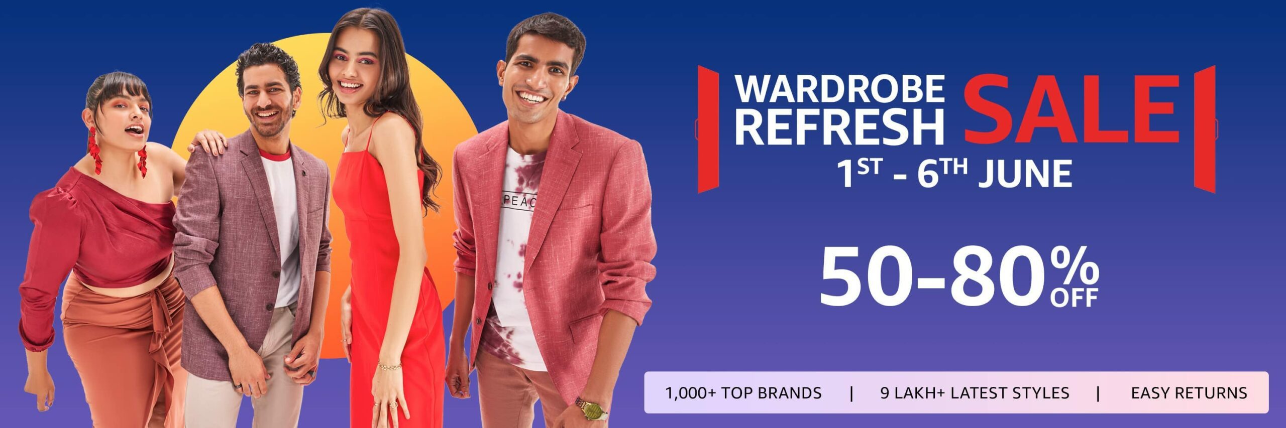 Amazon Wardrobe Refresh Sale is here, starting 1st June