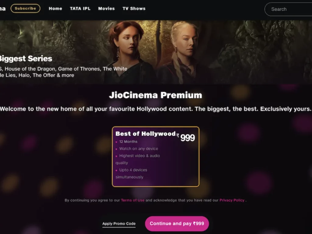 j1 All JioCinema Premium Subscription Plans We Know as of May 3, 2024, and How to Avail?
