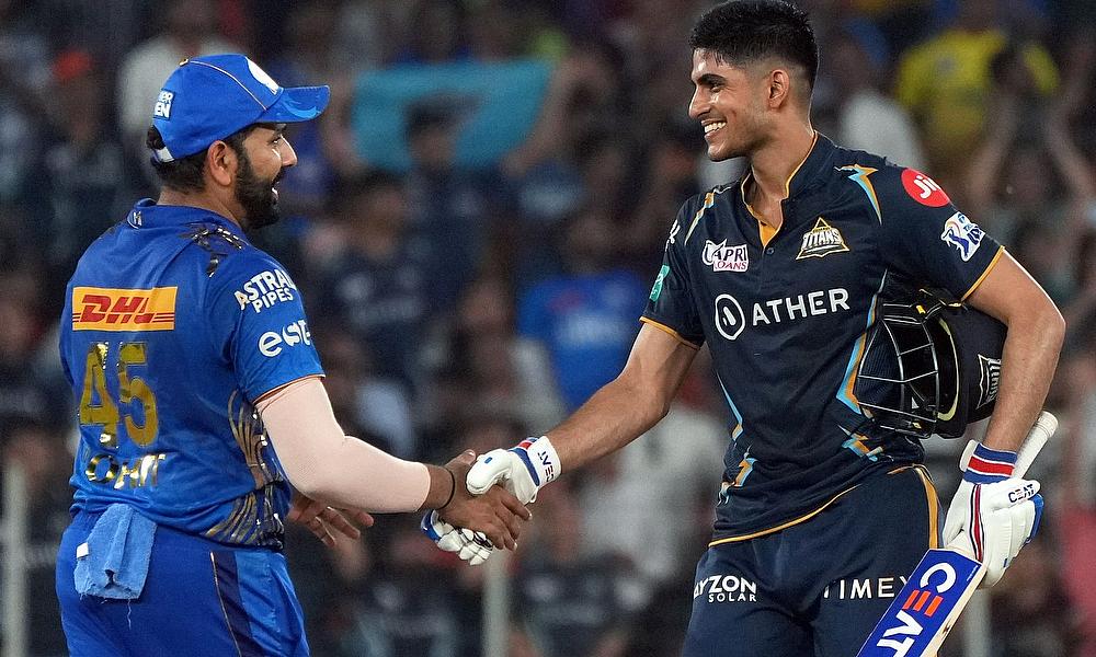 mis captain rohit sharma congratulates gts shubman gill on his century IPL 2023 playoffs: GT picks up a one-sided win against MI and goes to the final