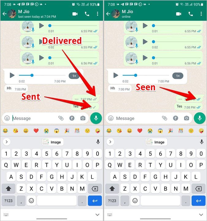 w3 What do symbols and icons mean on WhatsApp in 2024?