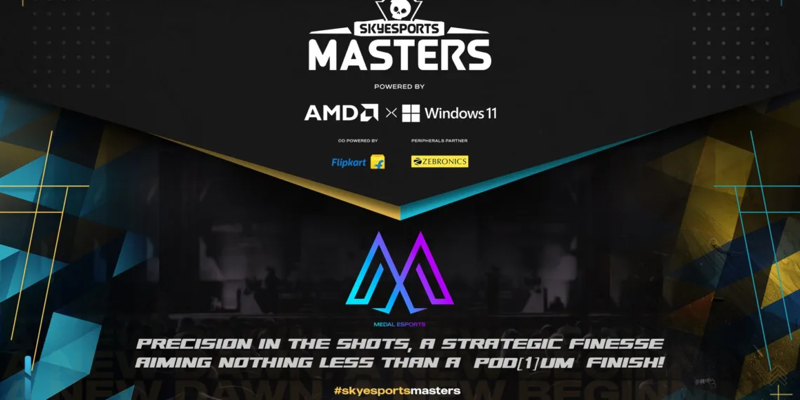 Medal Esports Joins Skyesports Masters with Rs. 2,00,00,000 Prize Pool, Making History in India's Franchised Esports League