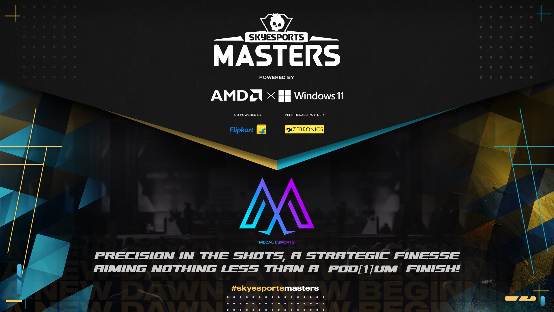 Medal Esports Joins Skyesports Masters with Rs. 2,00,00,000 Prize Pool, Making History in India's Franchised Esports League