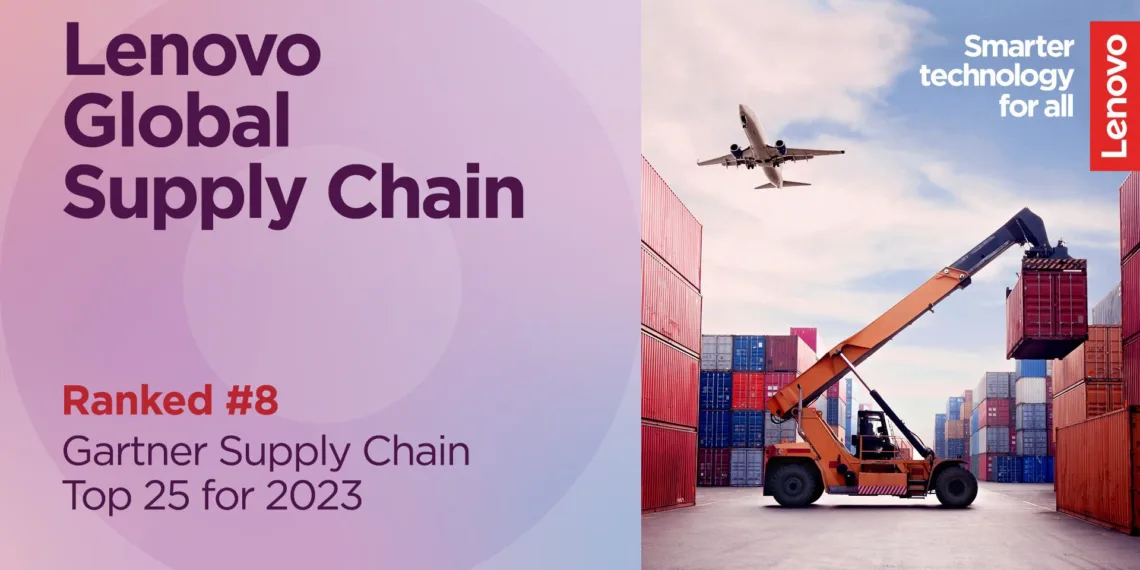Lenovo Secures Eighth Position in Gartner Supply Chain Top 25 for 2023