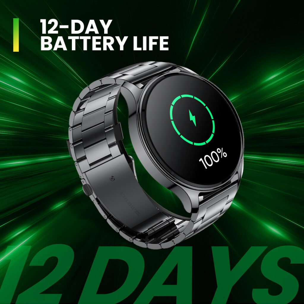 Amazfit Pop 3R Smartwatch - Battery Life_TechnoSports.co.in