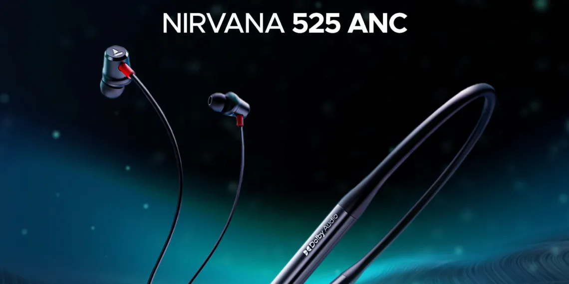 boAt Launches World's First Wireless Neckband Earbuds, Nirvana 525ANC, with Dolby Audio