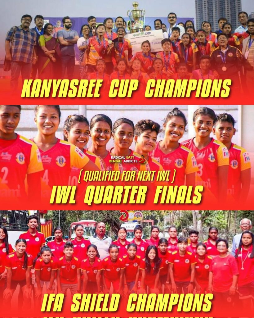 Fxn6AjHWYAMgoio East Bengal Women's Domination: A Double Triumph in the Inaugural IFA Women's Shield