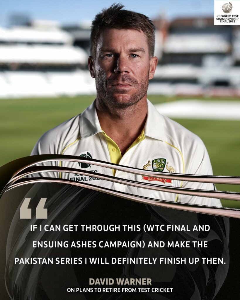 FxtVJLSWwAIrHry David Warner Retirement Revelation: Bid Farewell to Tests After 2024 World Cup