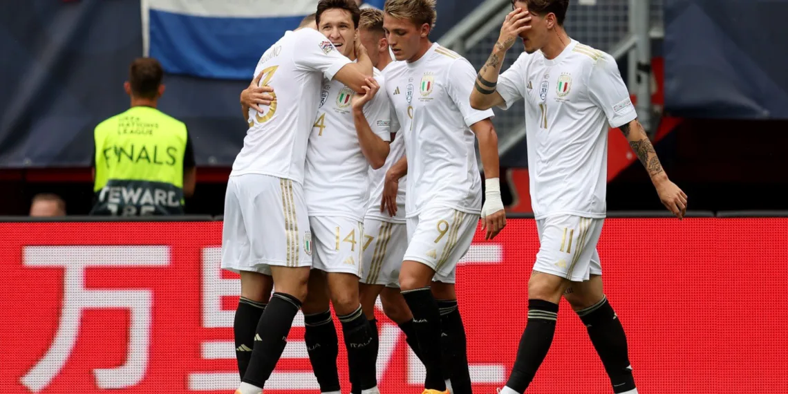 Federico Chiesa Italy Nations League third place
