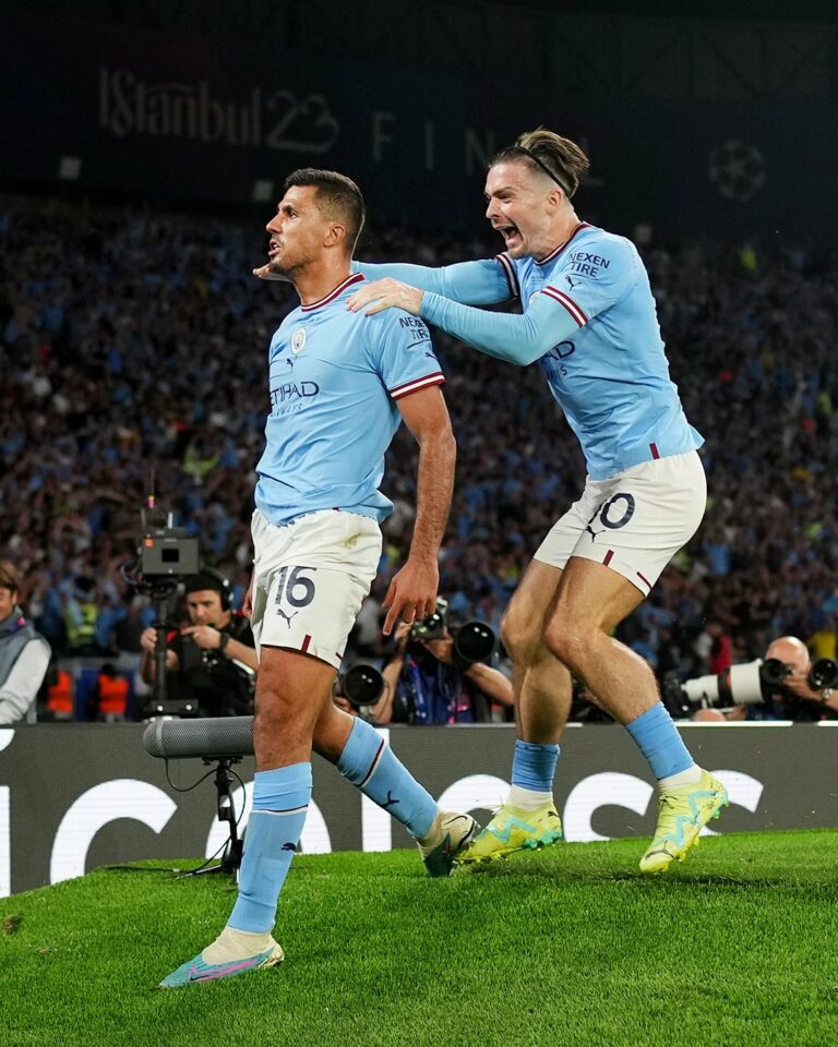 2023 Champions League final Manchester City Rodri Jack Grealish
