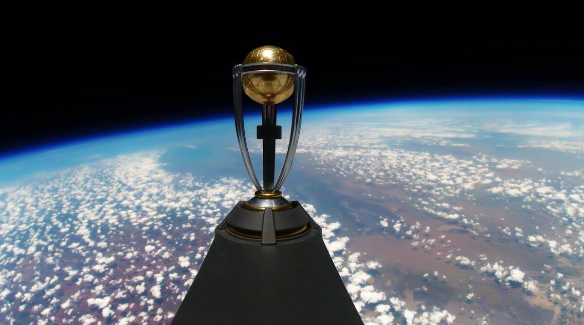 ICC-TROPHY-IN-SPACE World Cup Trophy gets to space: ICC plans grandest tour for World Cup Trophy