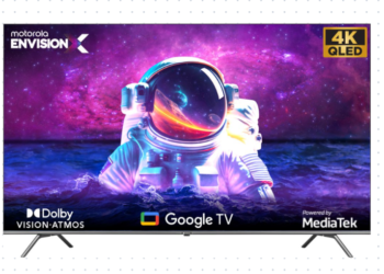 Motorola Launches EnvisionX 4K QLED Google TV on Flipkart