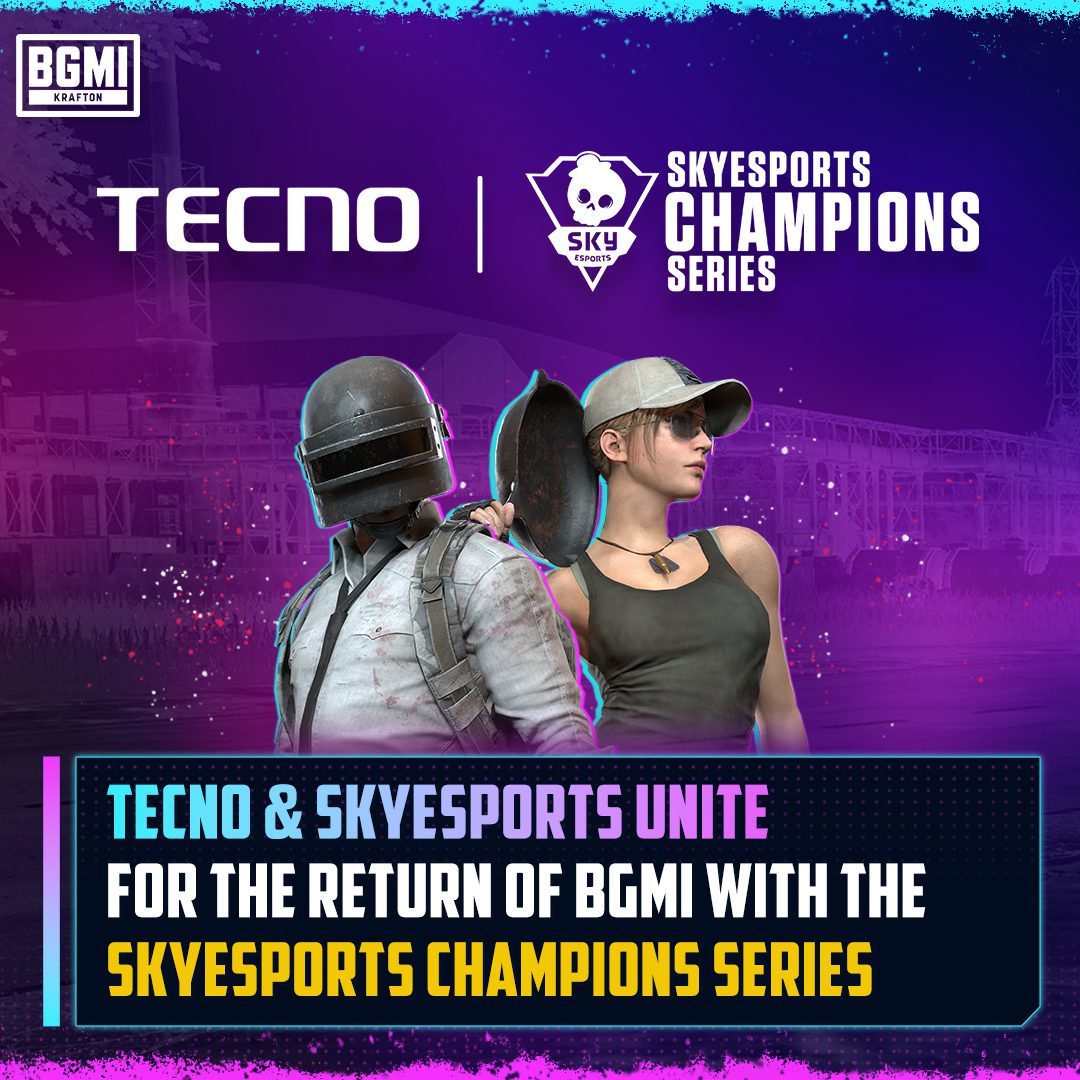 PR-image-2 TECNO Mobile and Skyesports Collaborate for the Exciting Comeback of BGMI through the Skyesports Champions Series
