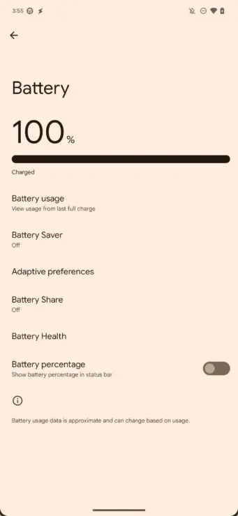 Google's Battery Health feature details