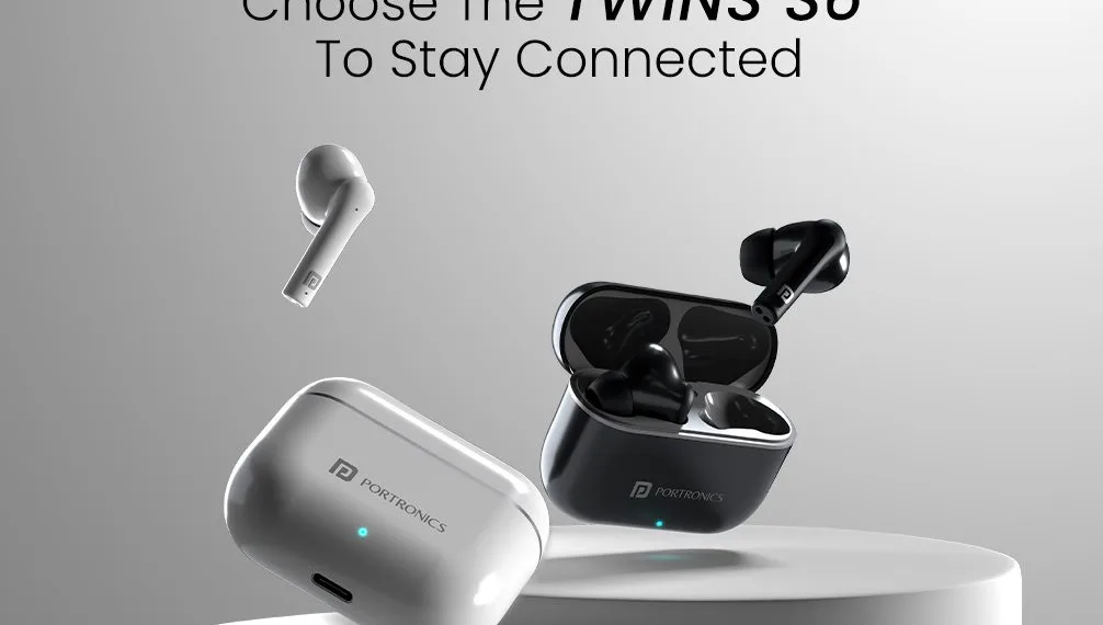 Portronics Introduces 'Harmonics Twins S6' True Wireless Earbuds