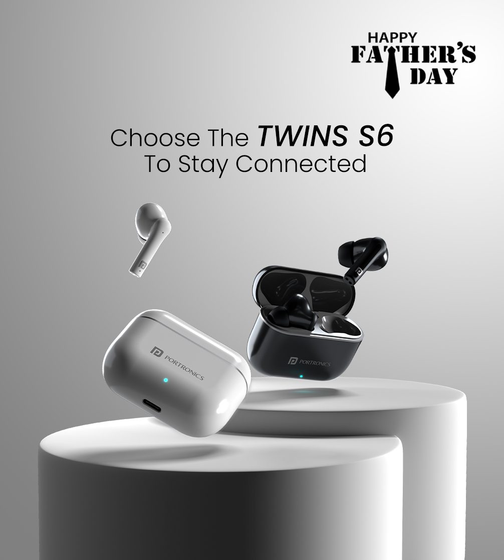 Portronics Introduces 'Harmonics Twins S6' True Wireless Earbuds