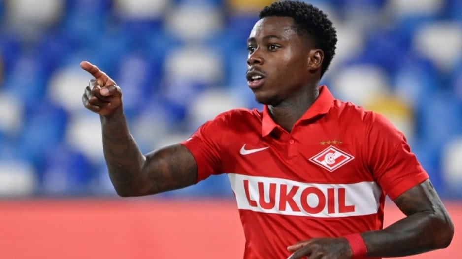 doc 33GK6VU @photo0 Spartak Moscow forward Quincy Promes accused of Cocaine smuggling